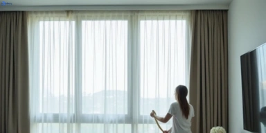Delicate sheer drape cleaning wandana-heights-vic Matty Curtain Cleaning
